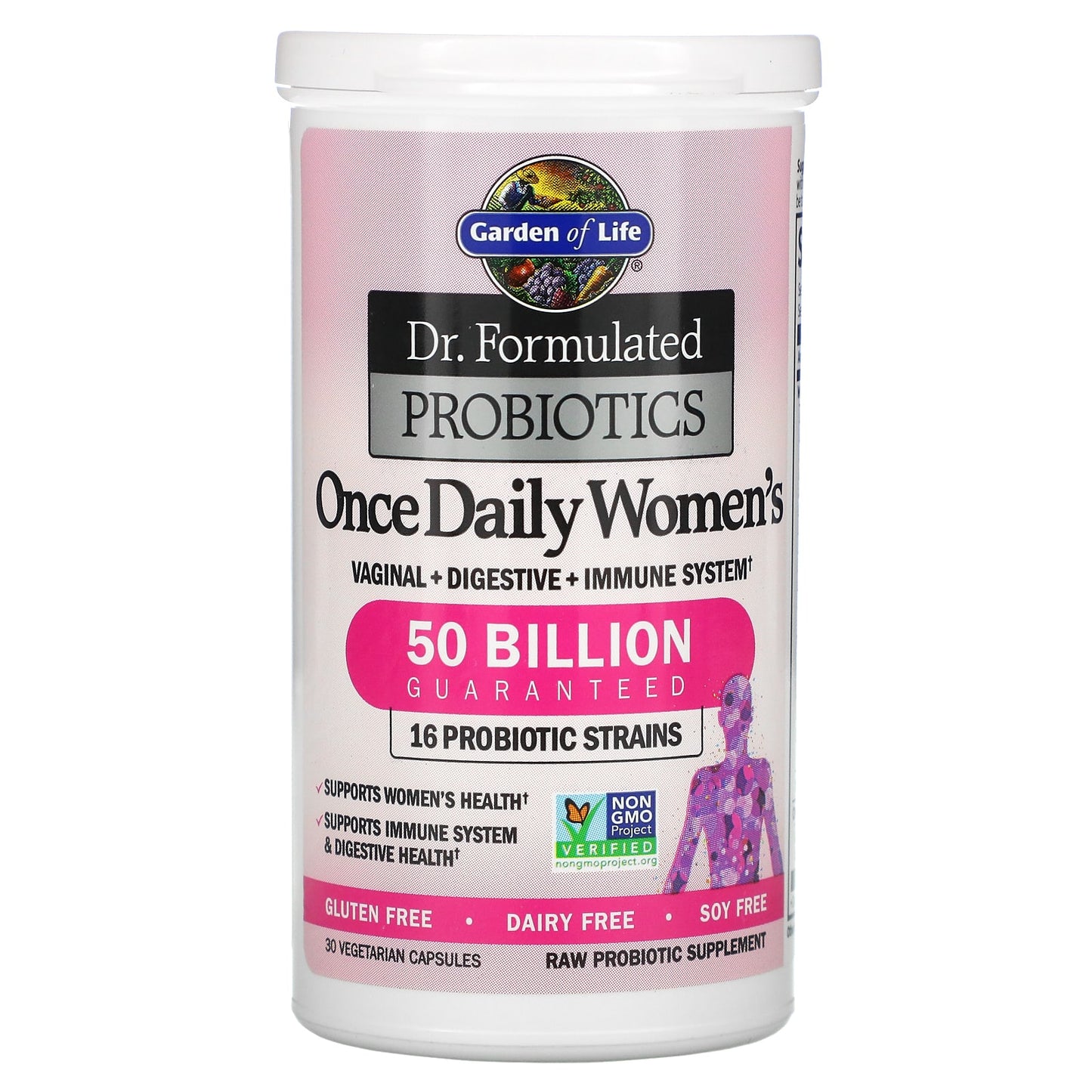 Garden of Life, Dr. Formulated Probiotics, Once Daily Women's, 50 Billion, 30 Vegetarian Capsules
2