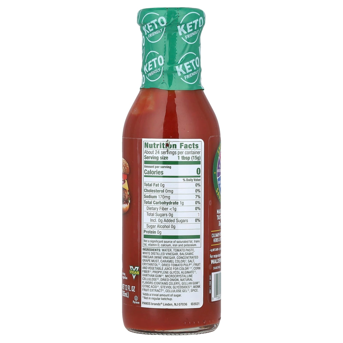 Walden Farms, Ketchup, 12 fl oz (355 ml)
1