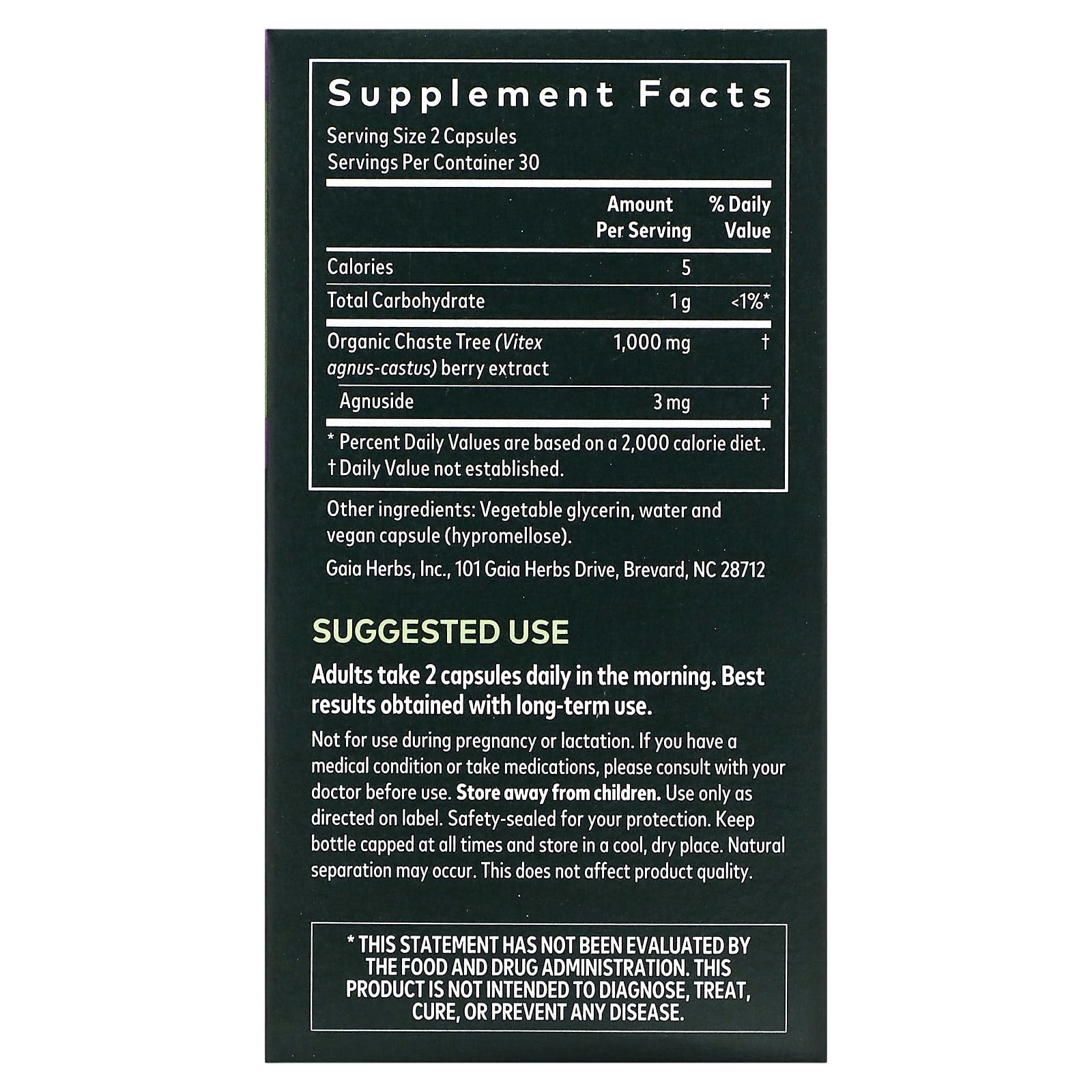 Gaia Herbs, Vitex Berry for Women, 60 Vegan Liquid Phyto-Caps 1