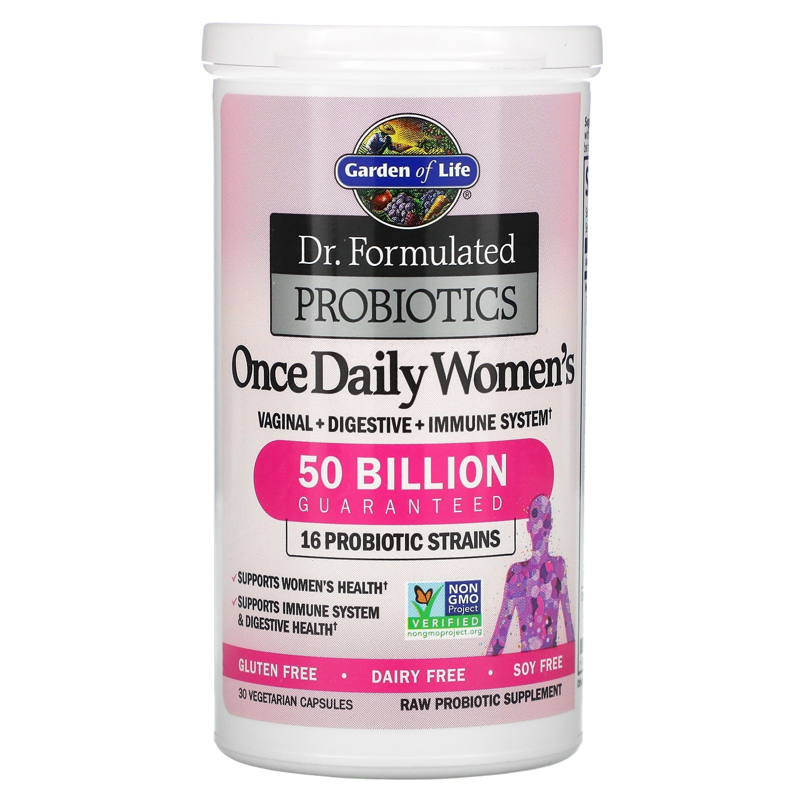Garden of Life, Dr. Formulated Probiotics, Once Daily Women's, 50 Billion, 30 Vegetarian Capsules
 2