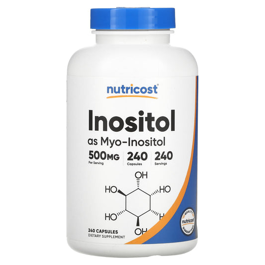 Nutricost, Inositol, 500 mg, 240 Capsules
