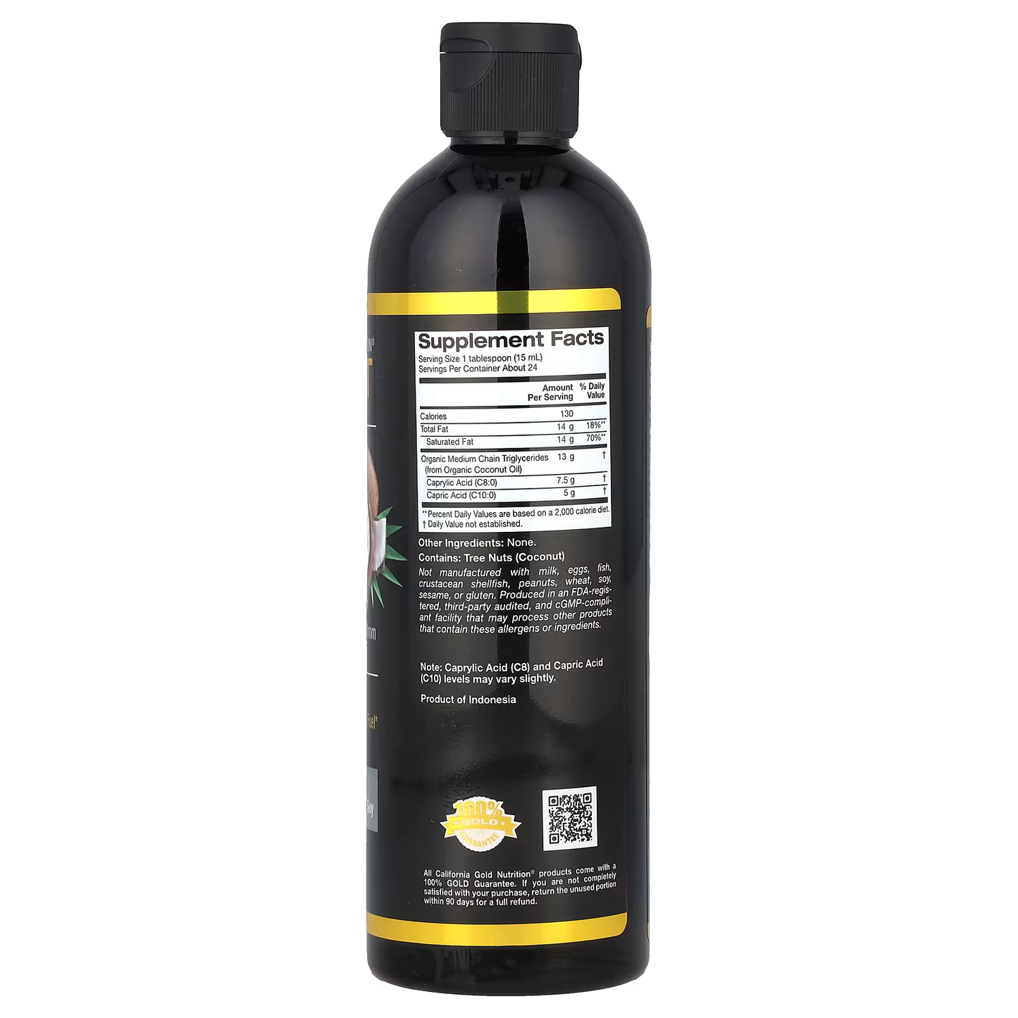 MCT Oil Gold Nutrition Organic